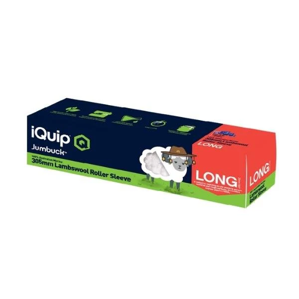 IQUIP Jumbuck 100% Aussie Lambswool Paint Roller Sleeves - Image 8
