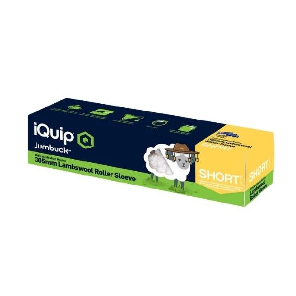 IQUIP Jumbuck 100% Aussie Lambswool Paint Roller Sleeves - Image 9