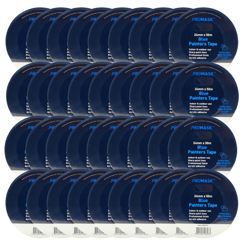 PROMASK Blue Painters Tape - 24mm x 50M - Image 4
