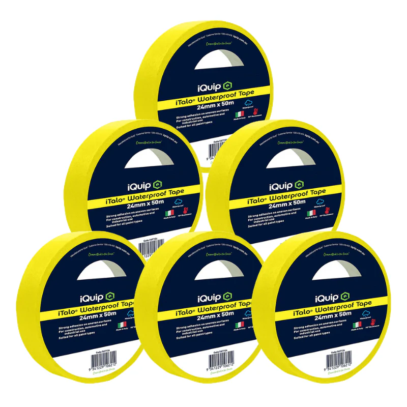 IQUIP iTalo Waterproof Masking Tape 24mm x 50M - Image 2