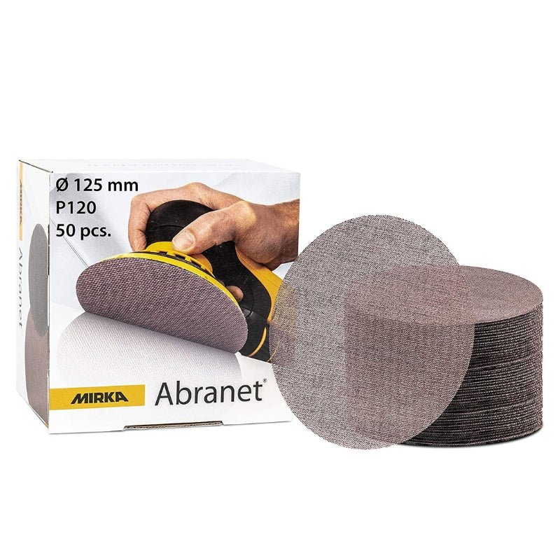 MIRKA Abranet 125mm Disc Abrasives 50-Pack