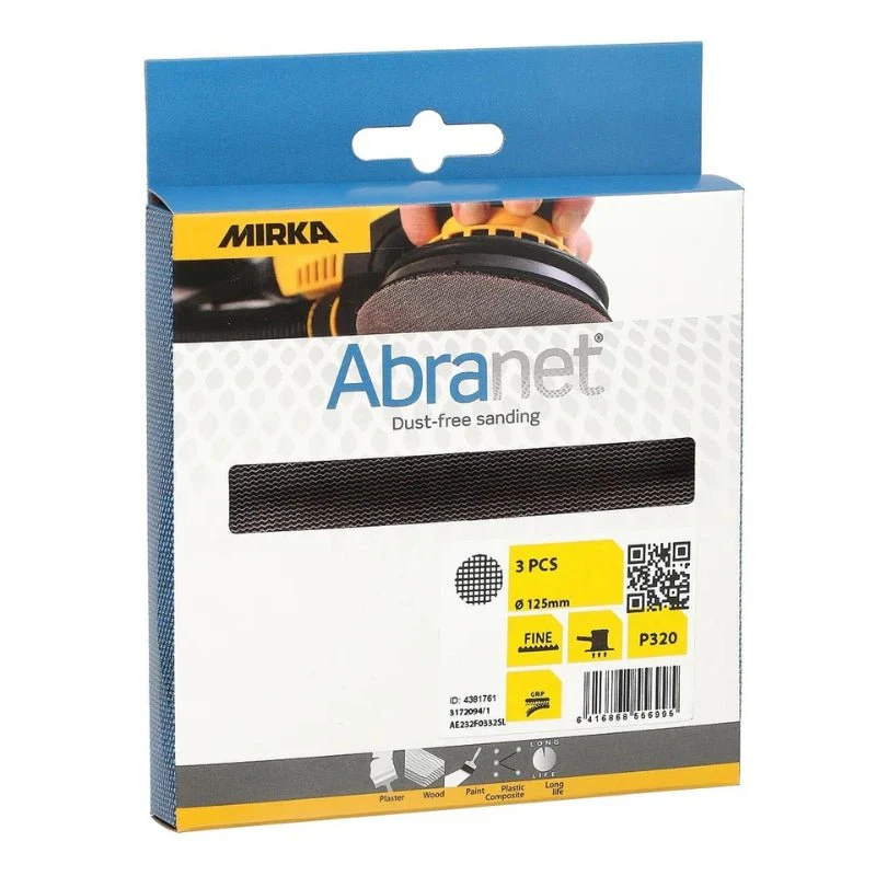 MIRKA Abranet 125mm Disc Abrasives 50-Pack - Image 7
