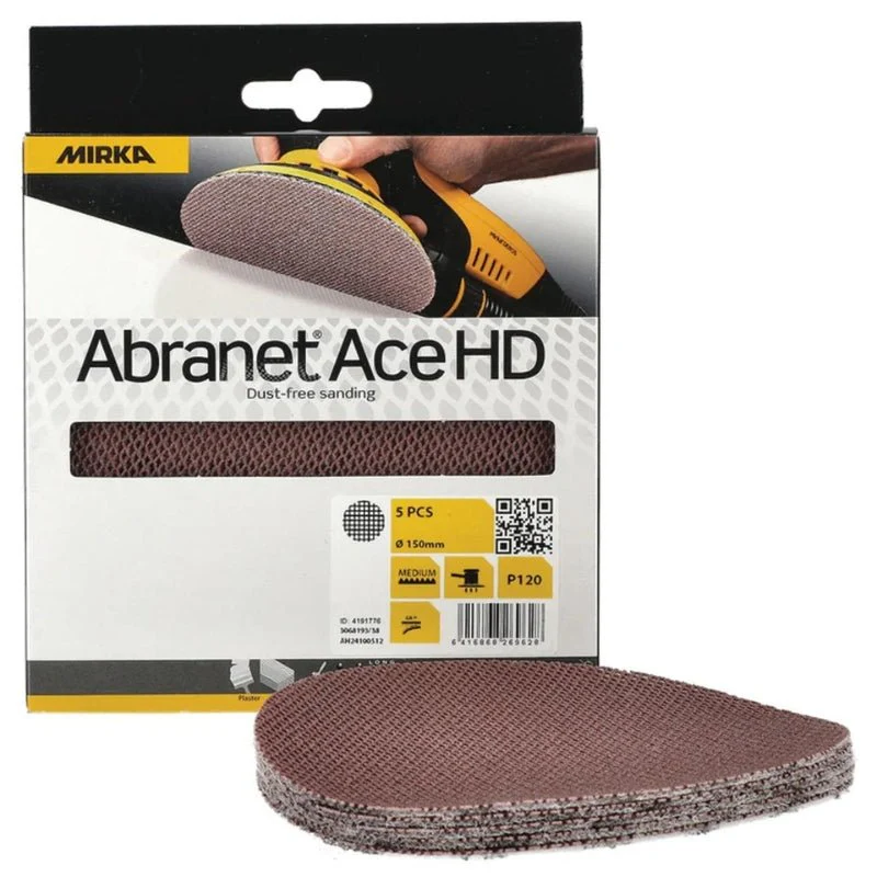MIRKA Abranet Ace HD 125mm Ceramic Disc Abrasives 25-Pack - Image 10