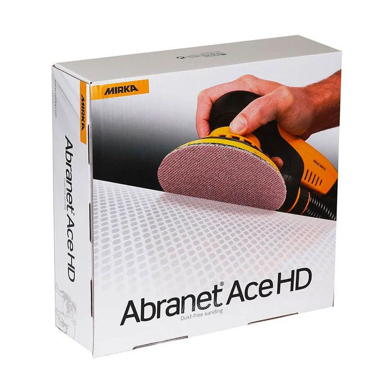 MIRKA Abranet Ace HD 150mm Ceramic Disc Abrasives 25-Pack