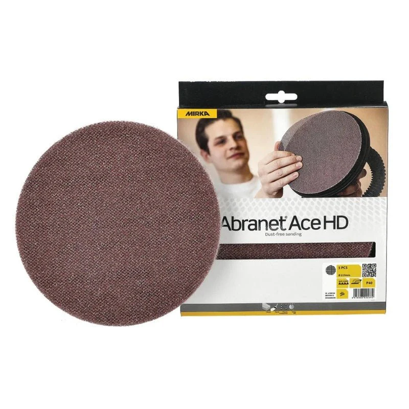 MIRKA Abranet Ace HD 225mm Ceramic Disc Abrasives 25-Pack - Image 2