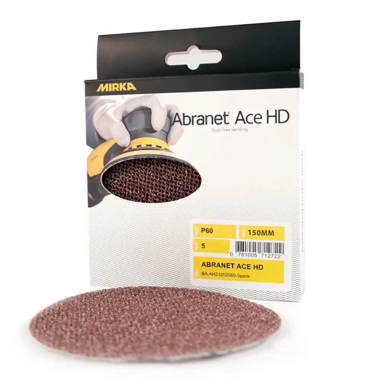 MIRKA Abranet Ace HD Ceramic Abrasive Disc 150mm 5-Pack