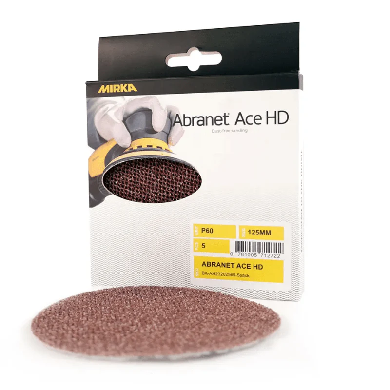 MIRKA Abranet Ace HD Ceramic Abrasive Disc 125mm 5-Pack