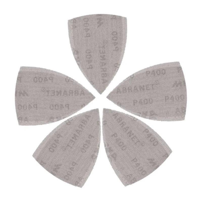 MIRKA Abranet Abrasive fior DEOS Delta 100mm x 152mm x 152mm - 10 Pack - Image 2
