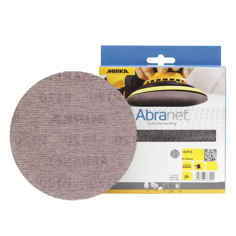 MIRKA Abranet 150mm Disc Abrasives 10-Pack