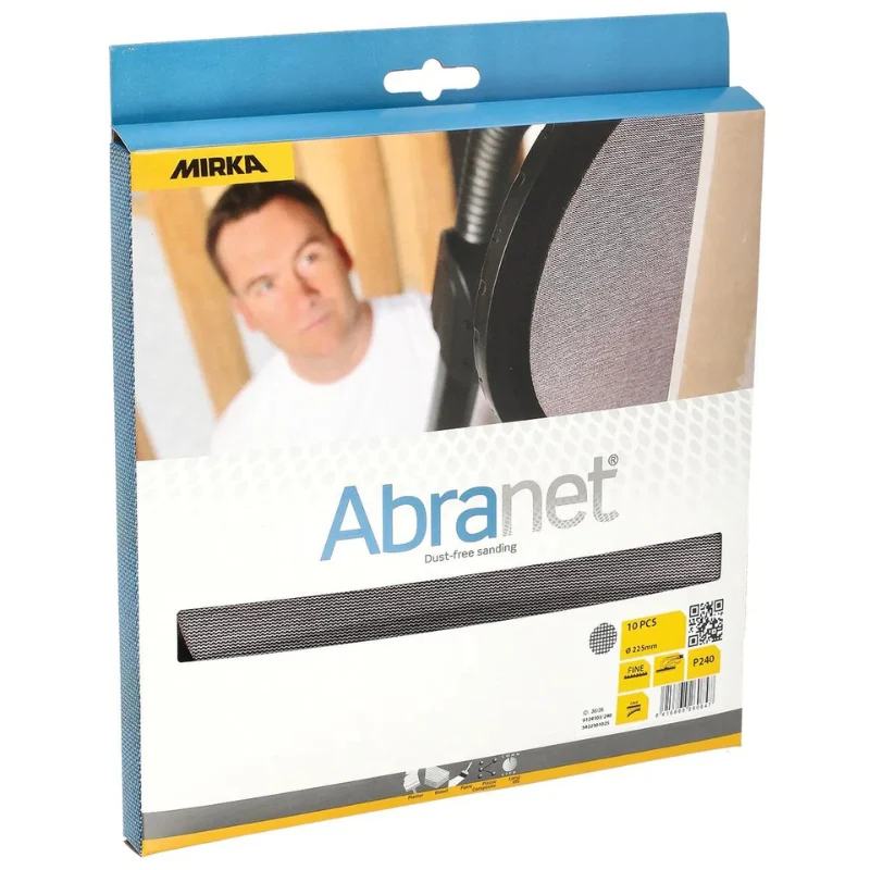 MIRKA Abranet 225mm Disc Abrasives 10-Pack - Image 3