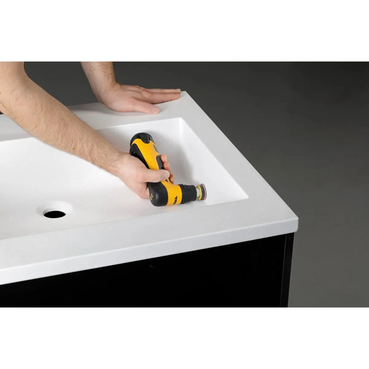MIRKA AOS-B 130NV 32mm 3mm Orbit Cordless Spot Repair Sander - Image 9