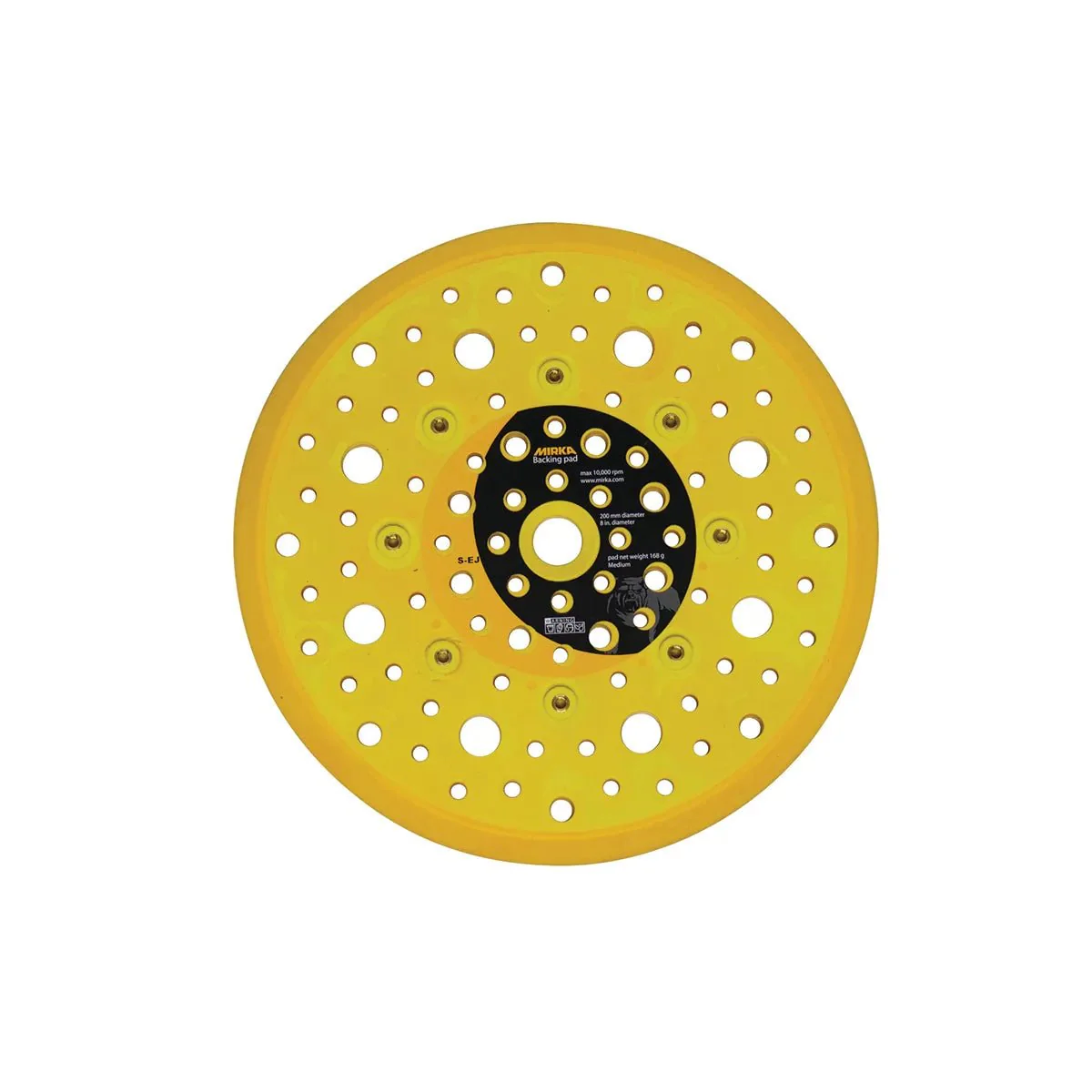 MIRKA Disc 89 Holes 200mm Net Backing Pad - Image 2