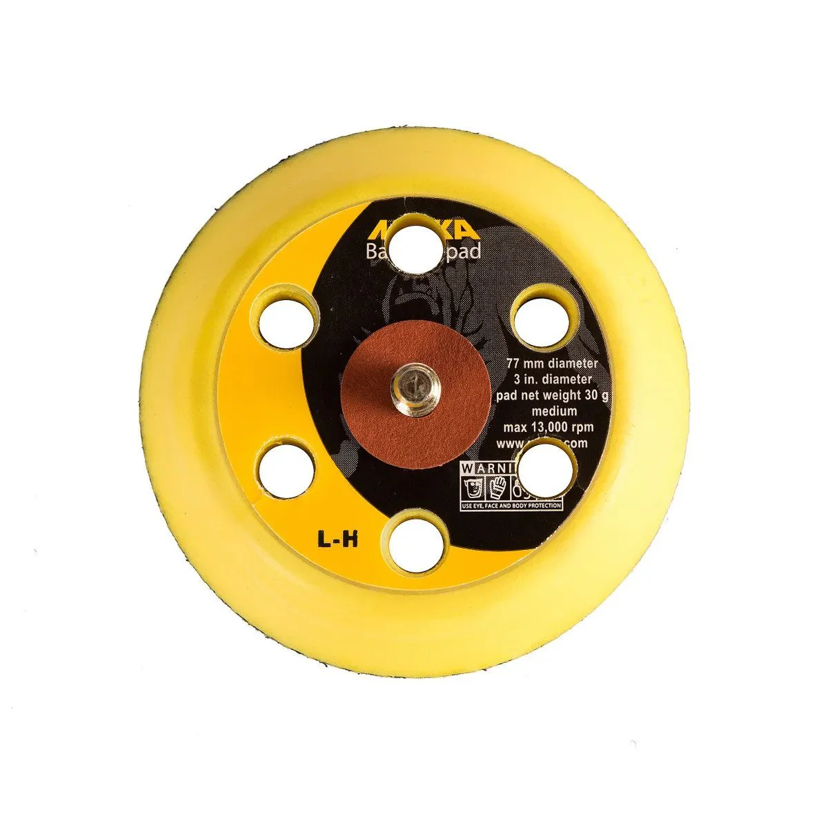 MIRKA 6 Holes 77mm Medium Backing Pad