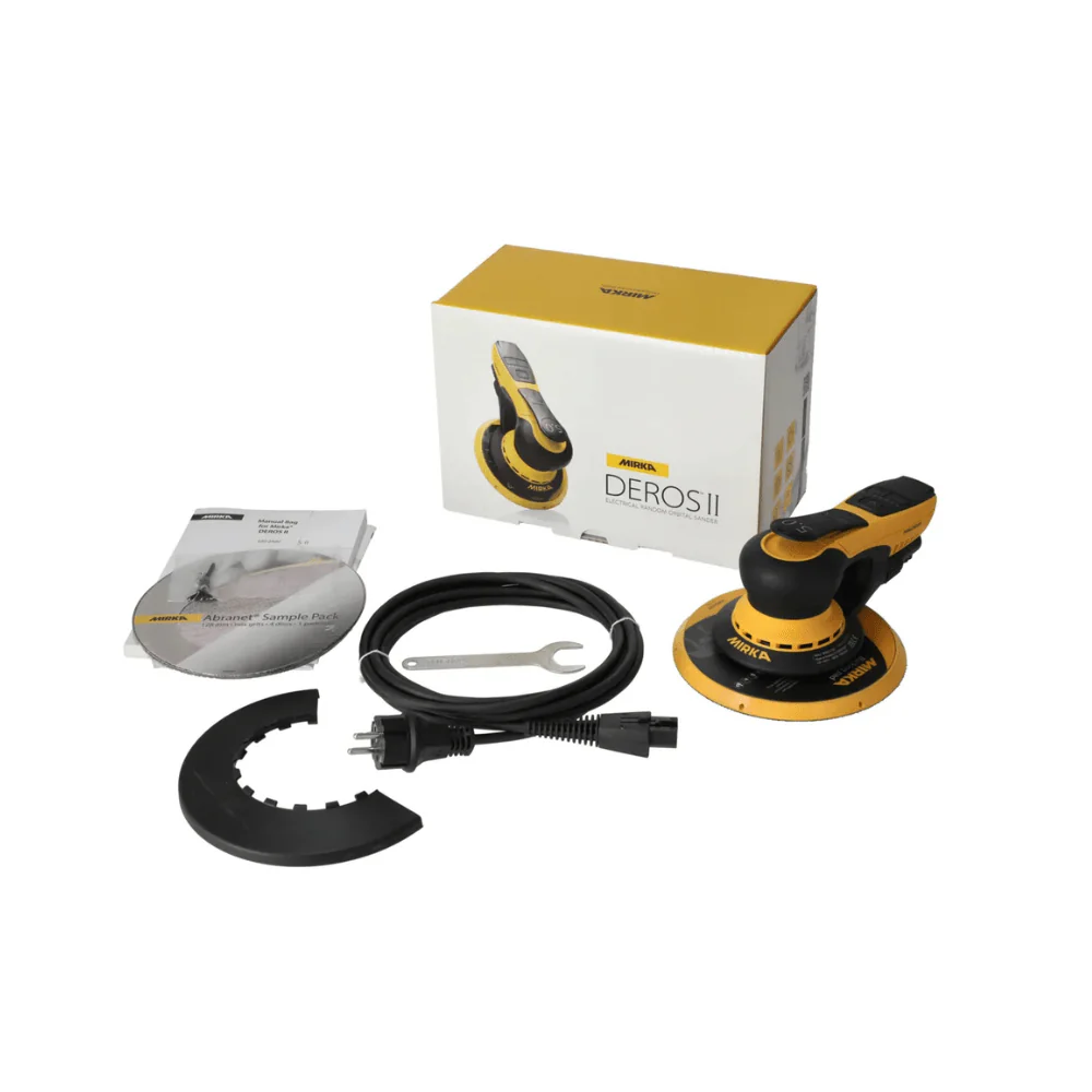 Mirka DEROS II 750AN Orbit 5.0mm 175mm Dustless Sander with Hard Case - Image 7