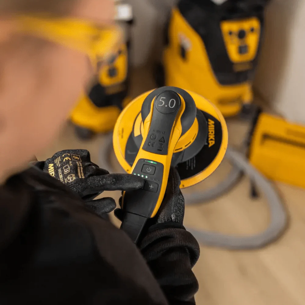 Mirka DEROS II 750AN Orbit 5.0mm 175mm Dustless Sander with Hard Case - Image 9