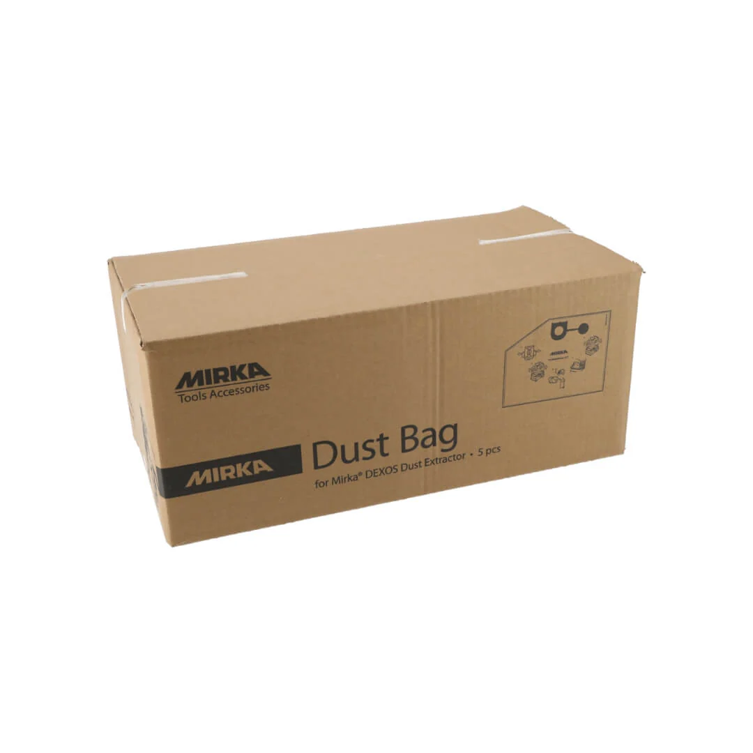 Mirka Fleece Dust Bags for DEXOS 1217 Extractor (5-Pack) - Image 3