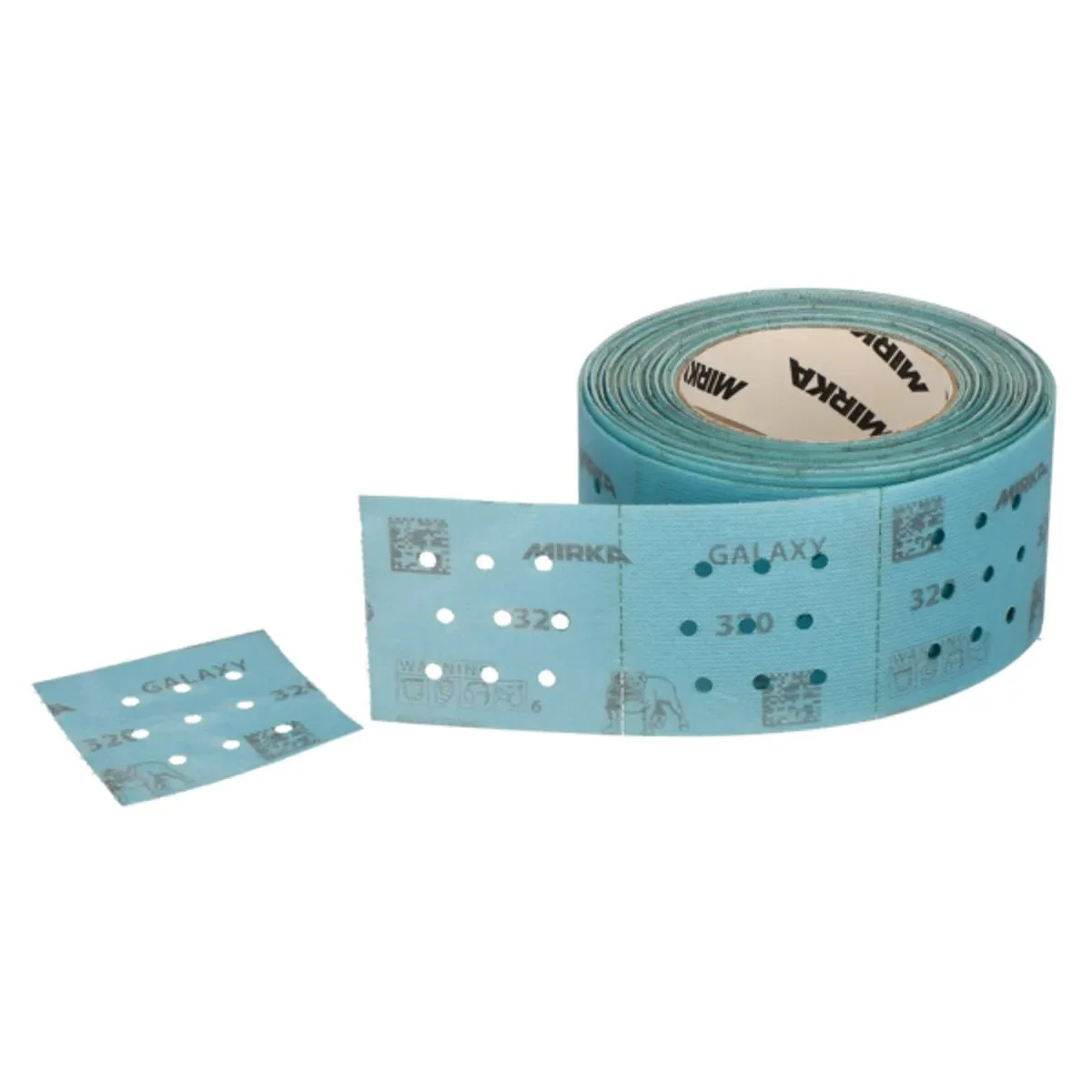 MIRKA Galaxy 70 x 70mm Self-Sharpening Perforated Roll Abrasive - Image 2