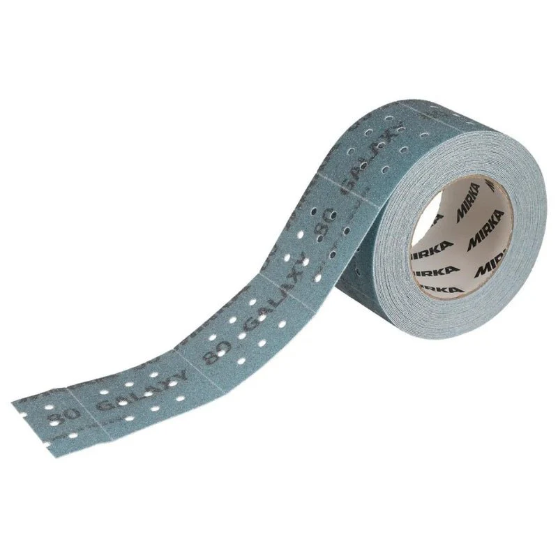 MIRKA Galaxy 70 x 70mm Self-Sharpening Perforated Roll Abrasive - Image 4
