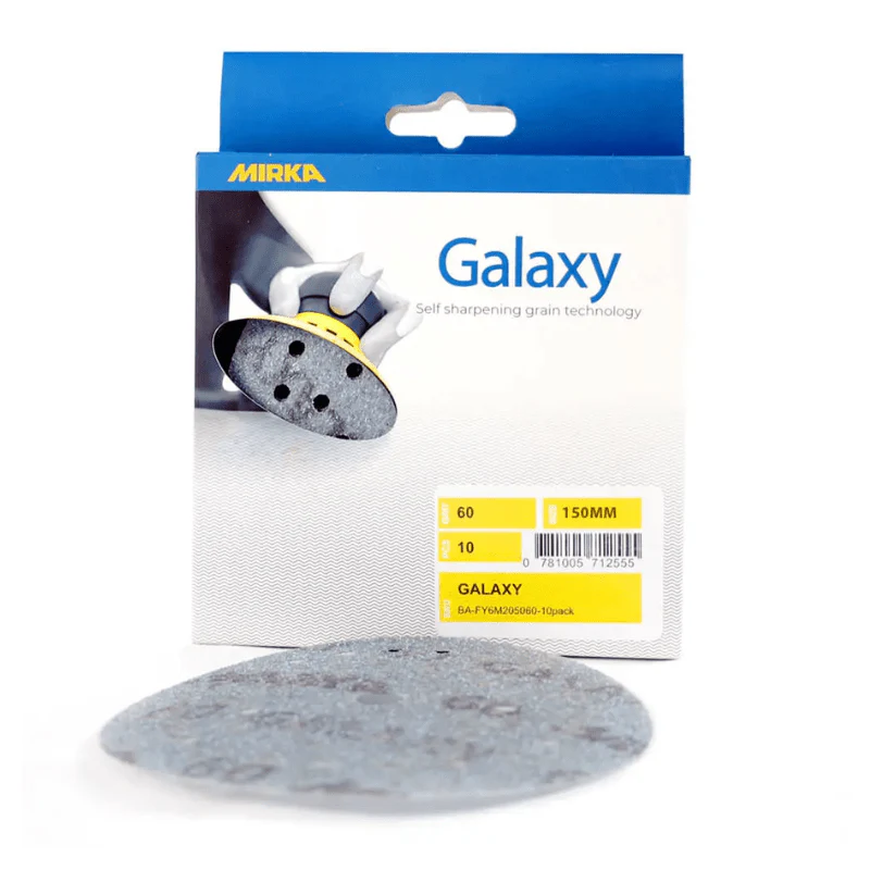 MIRKA Galaxy Disc Abrasive 150mm 10-Pack