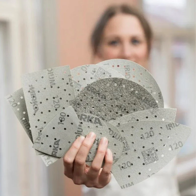 MIRKA Iridium 70 x 400mm Premium Paper Perforated Sheet Abrasives 100-Pack - Image 7