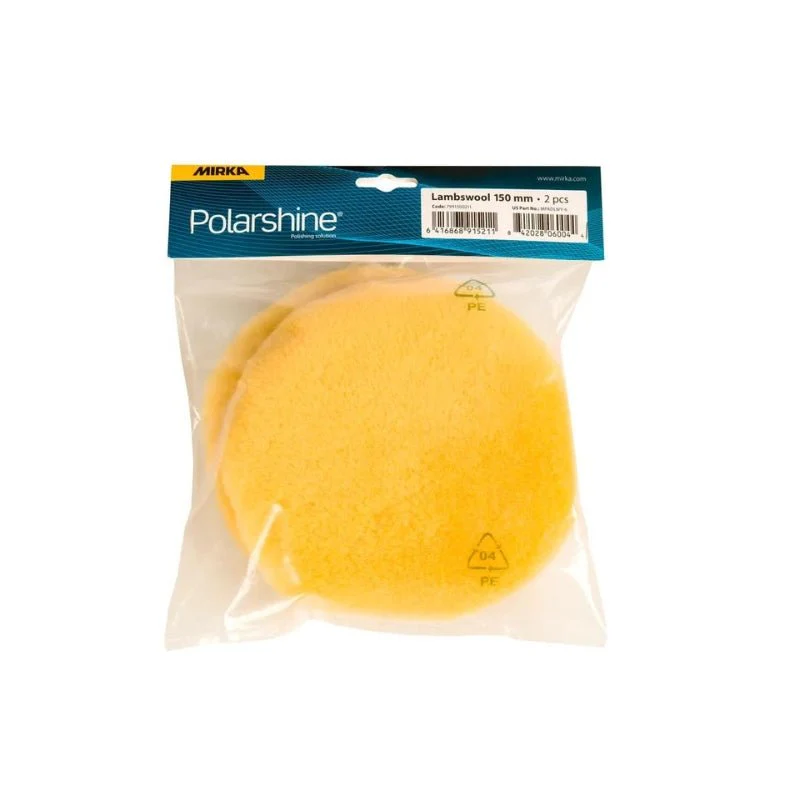 MIRKA 150mm Lambswool Pad Pro 2-Pack - Image 4