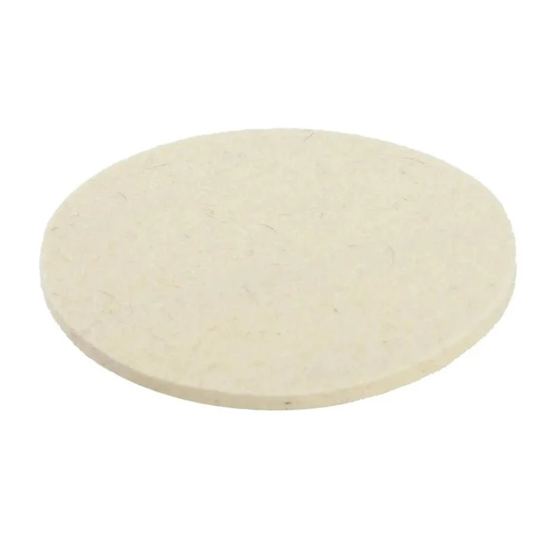 MIRKA 125mm Polishing Felt Pad White 2-Pack - Image 2