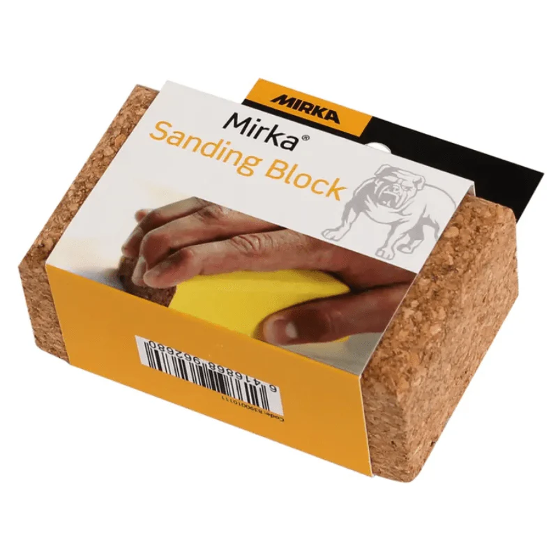 MIRKA Sanding Block Cork 100mm x 60mm x 40mm