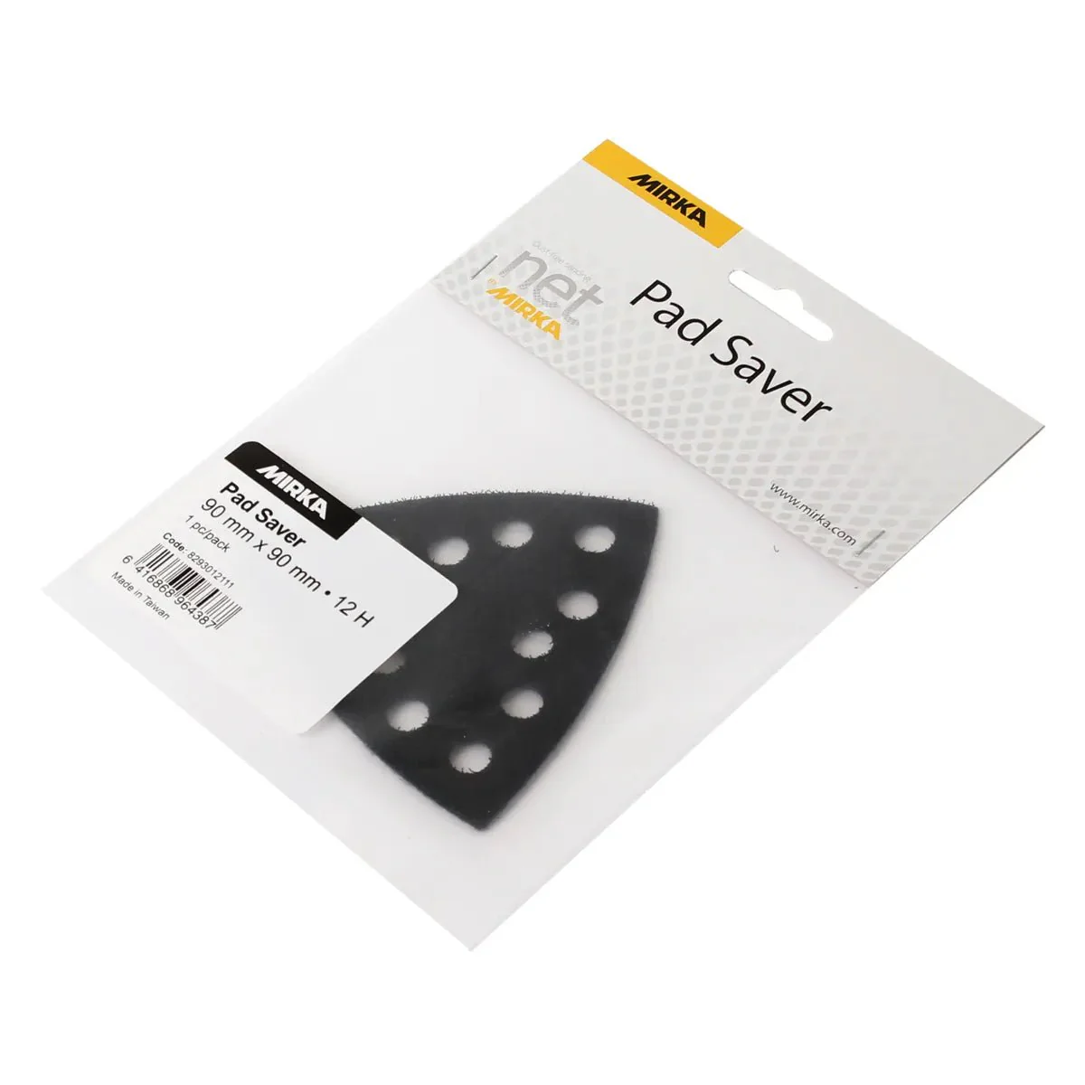 MIRKA 12 Holes Triangle Pad Saver 90 x 90 x 90mm