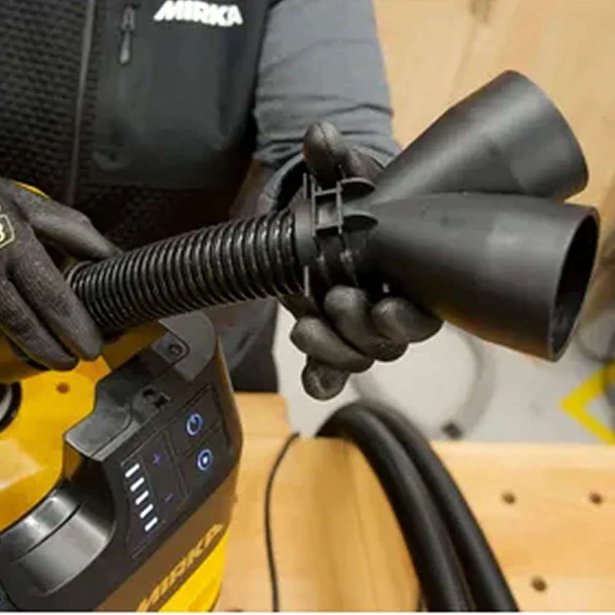 Mirka Y-branch Dual Sander Attachment for Mirka DEXOS Dust Extractor - Image 4