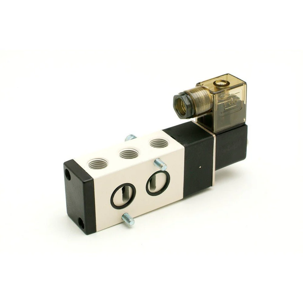 GO Namur 5 Way 2 Position Solenoid Spring Valve 1/4"