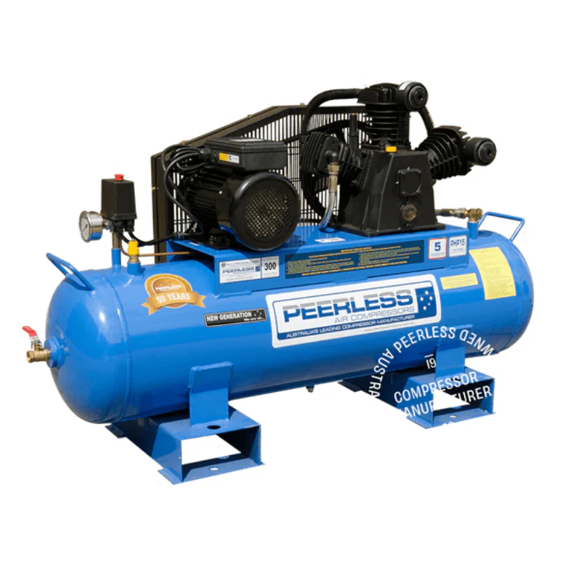 PEERLESS PHP15 Truckies Series Belt Drive Single Phase Air Compressors - Image 2