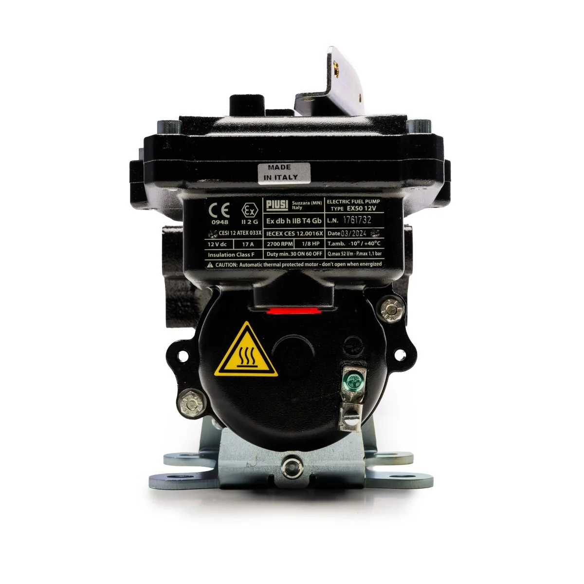 PIUSI EX50 Pump 12V DC 50lpm - Image 4