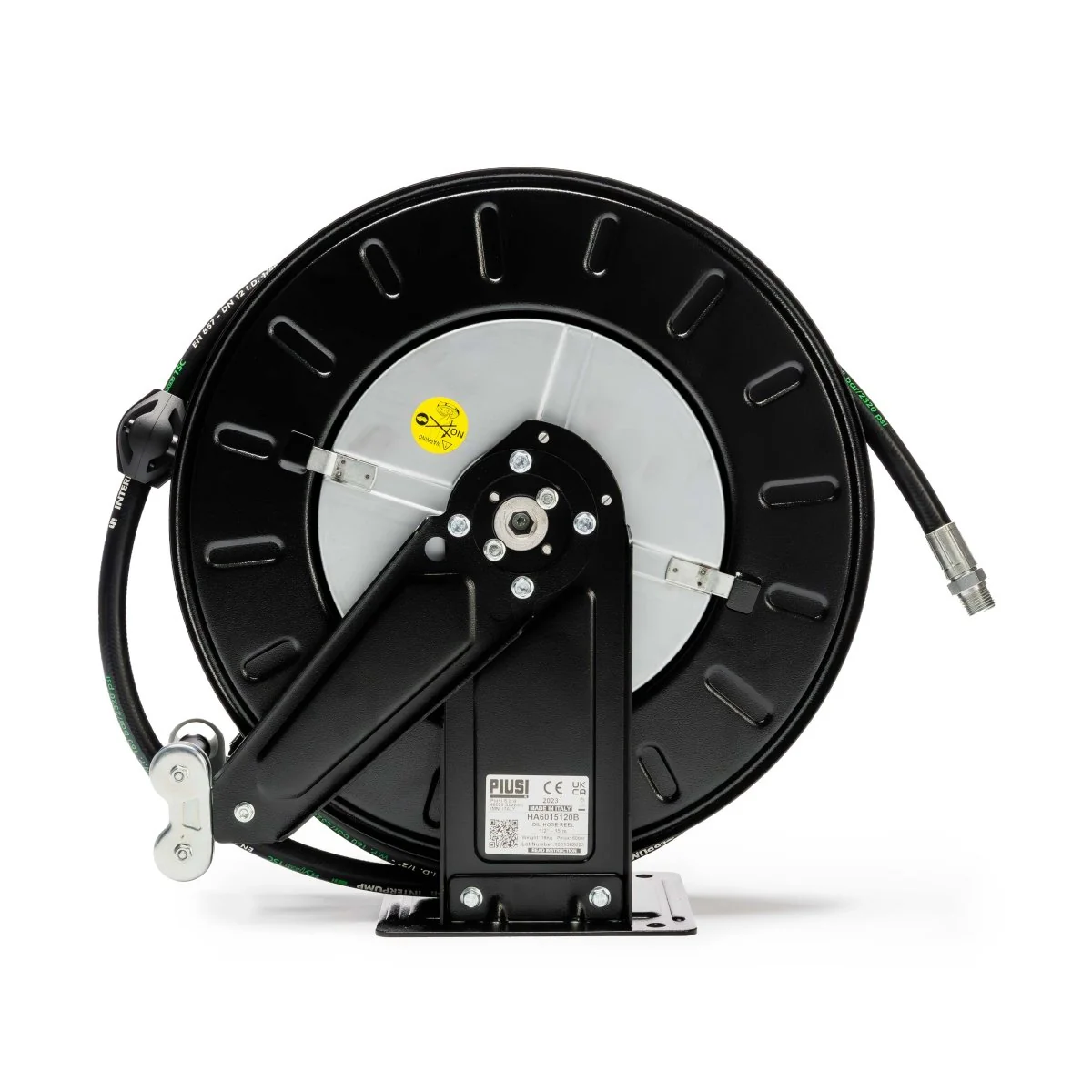 PIUSI Hose Reel Oil 1/2"x15m Spring Rewind