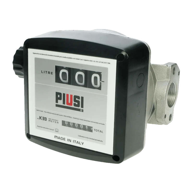 PIUSI K33 Meter Ver A 3 Digit Mechanical Diesel 20-120lpm