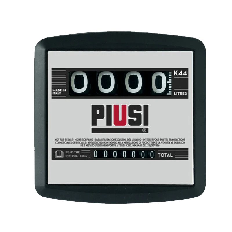 PIUSI K44 Meter Ver A 4 Digit Mechanical Diesel 20-120lpm - Image 2