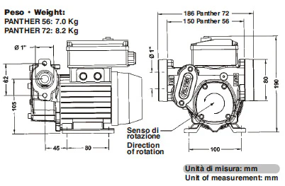 PIUSI Panther 56 Diesel Pump 240V AC 56lpm - Image 3