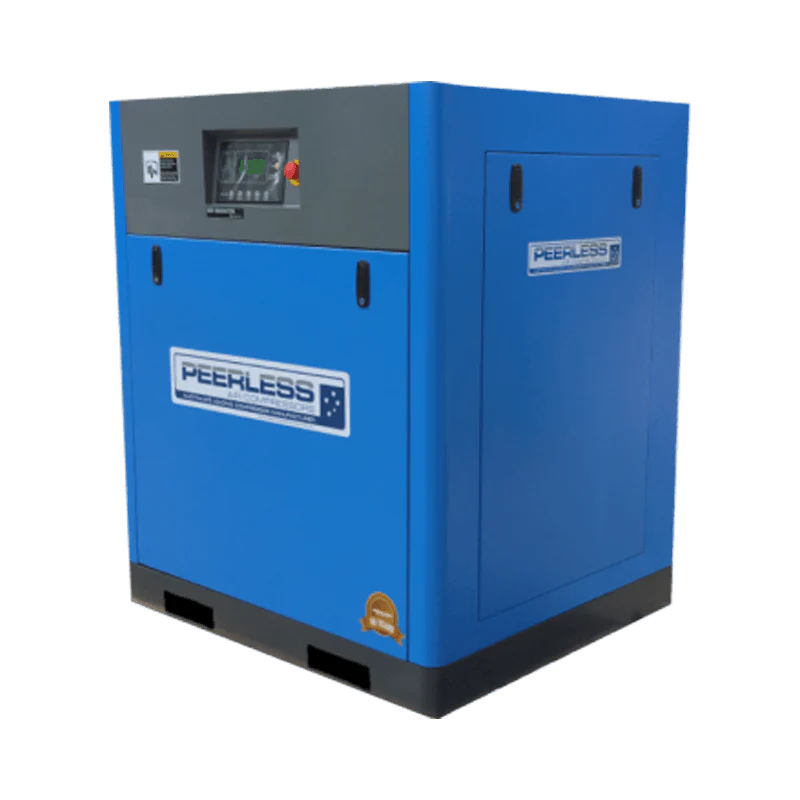 PEERLESS 10HP Rotary Screw Compressor 8 Bar 1200LPM