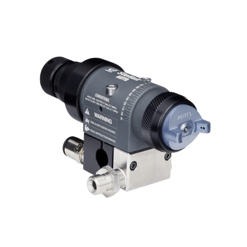 GRACO Stellair Automatic Air Spray Conventional Gun for General Industrty, 0.055 Nozzle