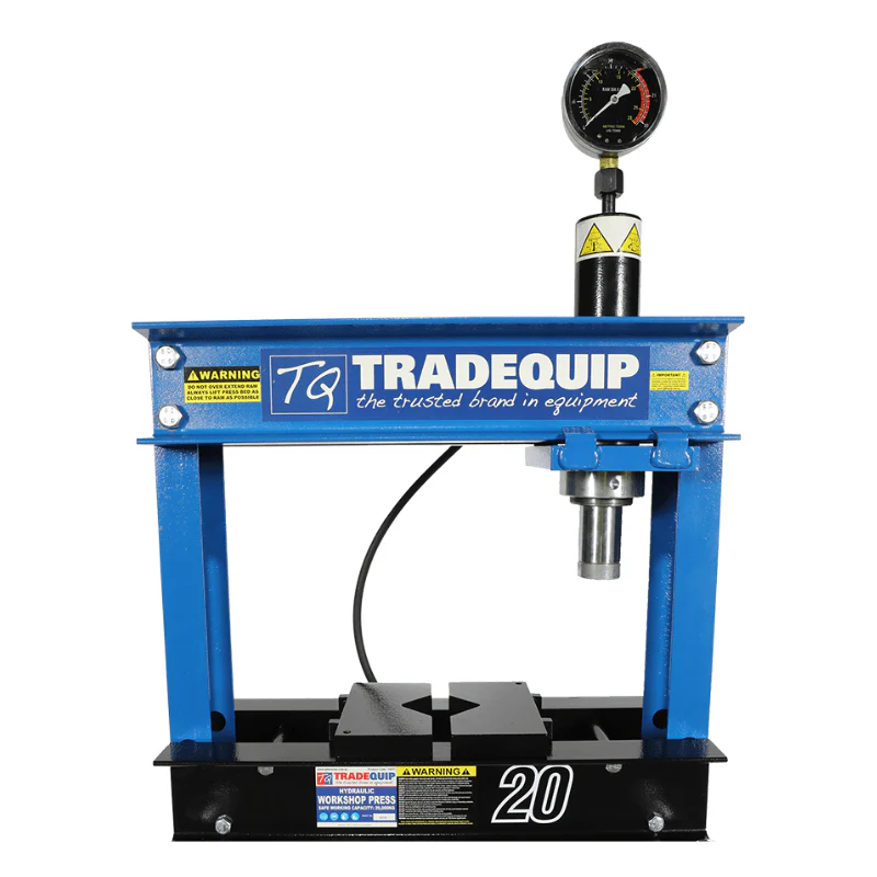 TRADEQUIP Professional Hydraulic Workshop Press 20,000Kg - Image 4