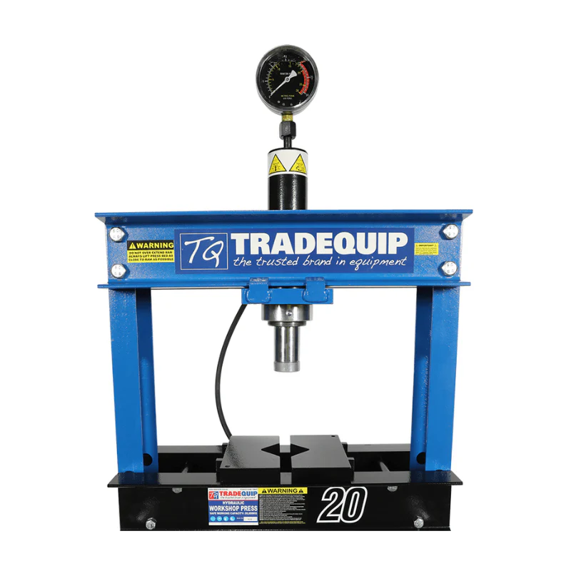 TRADEQUIP Professional Hydraulic Workshop Press 20,000Kg - Image 5