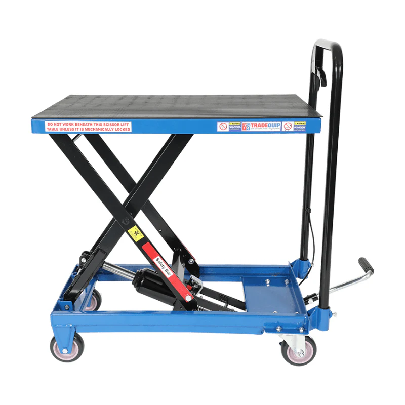 TRADEQUIP Professional Scissor Lift Workshop Trolley 225Kg - Image 5