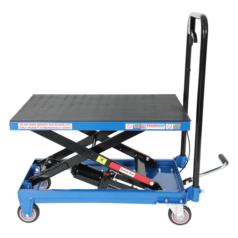 TRADEQUIP Professional Scissor Lift Workshop Trolley 225Kg - Image 6