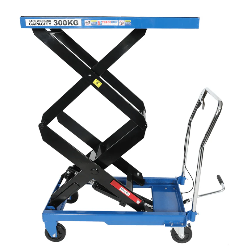 TRADEQUIP Professional Scissor Lift Workshop Trolley 300Kg - Image 5