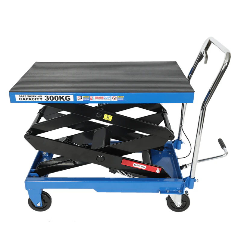 TRADEQUIP Professional Scissor Lift Workshop Trolley 300Kg - Image 6