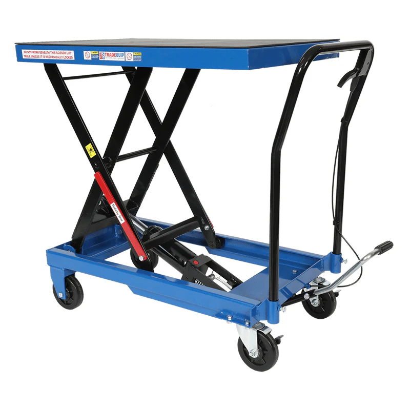 TRADEQUIP Professional Scissor Lift Workshop Trolley 500Kg - Image 5