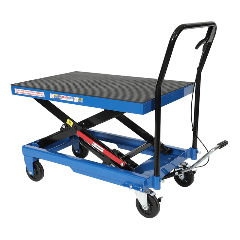 TRADEQUIP Professional Scissor Lift Workshop Trolley 500Kg - Image 6