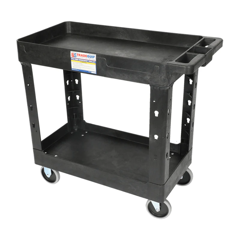 TRADEQUIP 2 Tool Trays Professional Workshop Trolley