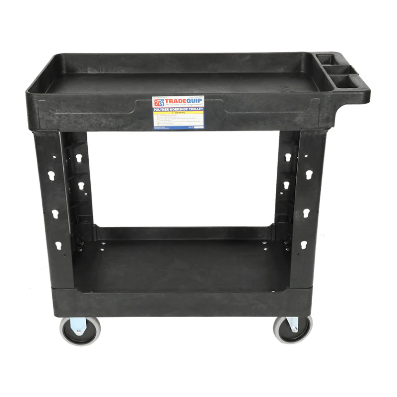 TRADEQUIP 2 Tool Trays Professional Workshop Trolley - Image 5