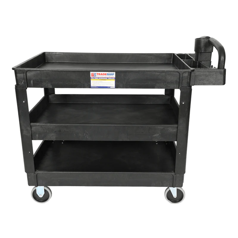 TRADEQUIP 3 Tool Trays Professional Workshop Trolley
