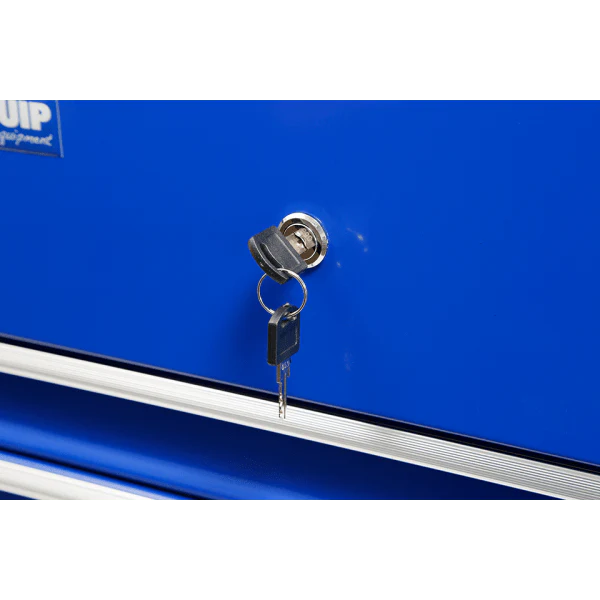 TRADEQUIP 2 Drawer Lockable Sliding Top Workshop Trolley - Image 6